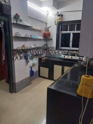 Kitchen in 1 BHK Apartment at Sumangal Veena CHS, Mulund West – for Rent