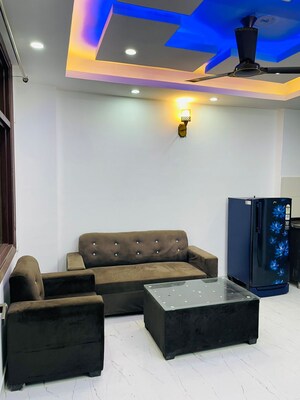 Living Room in 1 BHK Apartment at Saket – for Rent