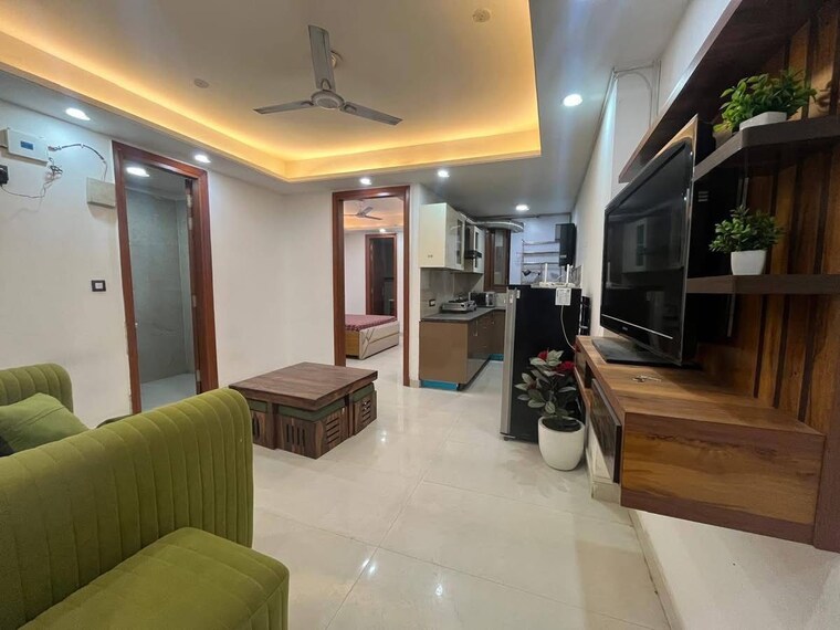 Living Room, saket 2 Bedroom 650 Sq.Ft. Apartment In Saket Delhi 9221487