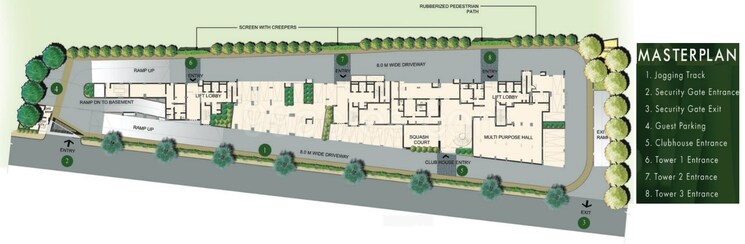 Master Plan, artisane-forest-breeze 3 Bedroom 2885 Sq.Ft. Apartment In Jp Nagar Bangalore 9221392