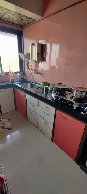Kitchen in 1 BHK Apartment at Mantri Serene, Goregaon East – for Rent