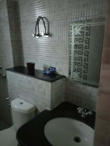 Bathroom in 3 BHK Apartment at BBD Green City Sun Breeze Apartments, Gomti Nagar – for Rent