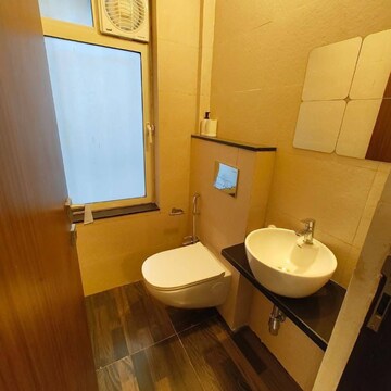 Bathroom in 2 BHK Apartment at Omkar Signet, Kasam Baug – for Rent