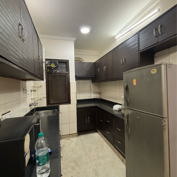 Kitchen in 3 BHK Builder Floor at Malviya Nagar – for Rent