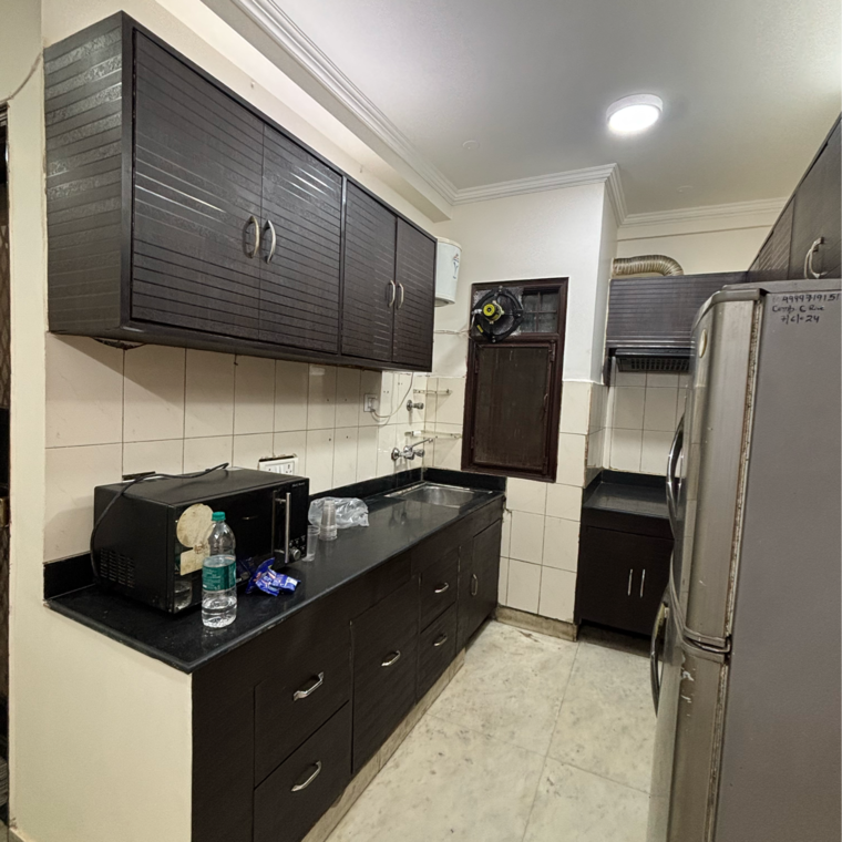 Kitchen, malviya nagar 3 Bedroom 1125 Sq.Ft. Builder Floor In Malviya Nagar Delhi 9221594