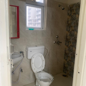 Bathroom in 2 BHK Apartment at Signature The Millennia 2, Garoli Kalan – for Rent