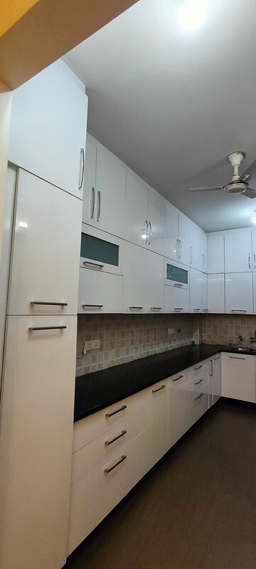 Kitchen in 3 BHK Builder Floor at Sushant Lok I – for Rent