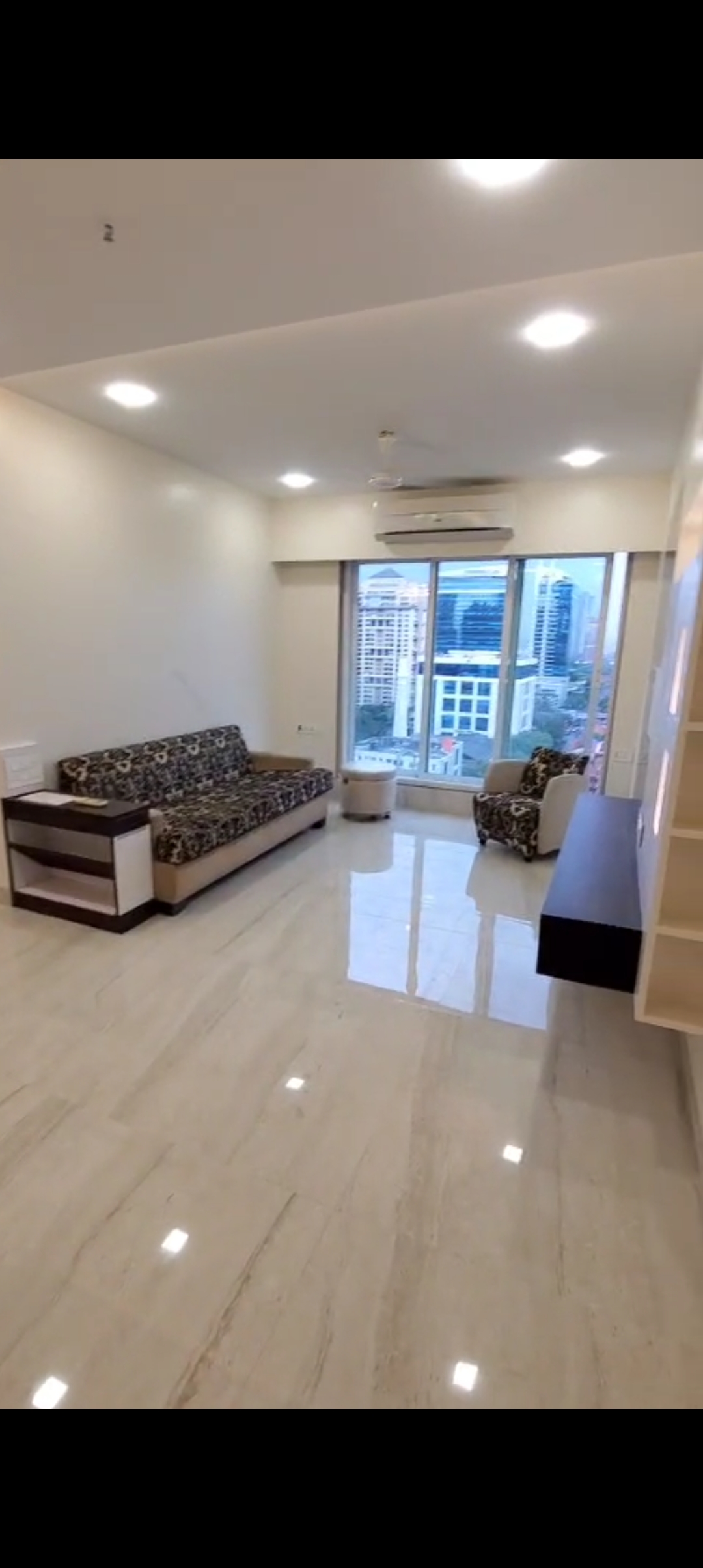 2 BHK + Study Room Apartment For Rent in Sanghvi Evana