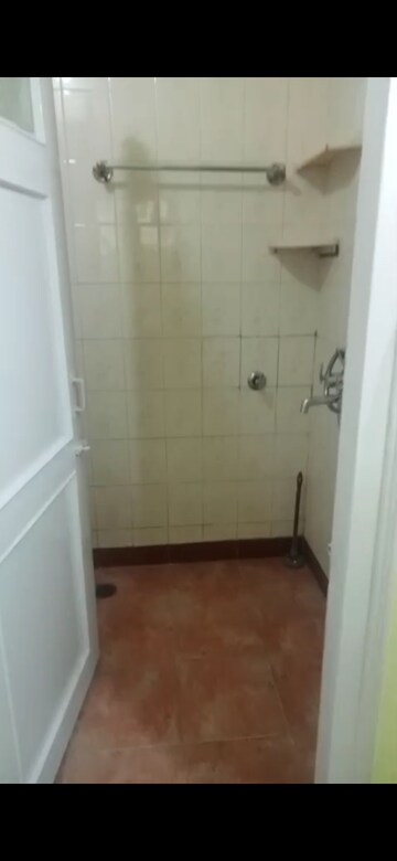 Bathroom in 1 BHK Apartment at Flower Valley Complex, Khopat – for Rent