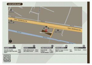 3 BHK Apartment – Map Location View at Zero Mile - for Sale