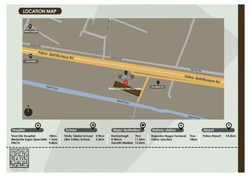3 BHK Apartment – Map Location View at Zero Mile - for Sale