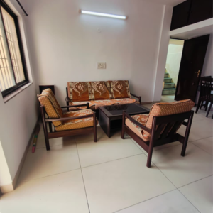 Living Room in 1 BHK Builder Floor at Saket – for Rent