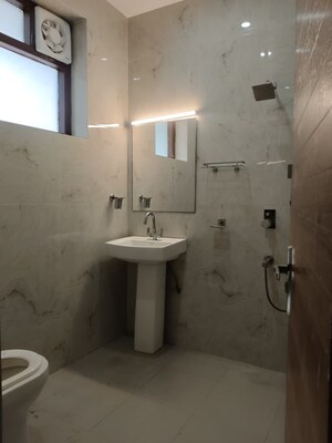 Bathroom in 3 BHK Apartment at Vijay Ratan Vihar, Sector 15 – for Rent