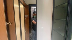 Building Lobby in 3 BHK Apartment at Sarah Enclave, Borabanda – for Rent