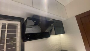 Kitchen in 3 BHK Apartment at Sarah Enclave, Borabanda – for Rent