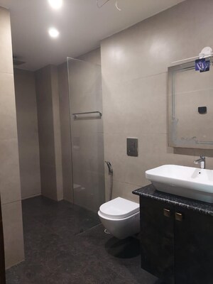 Bathroom in 4 BHK Builder Floor at Alphacorp Sky1, Sector 15 – for Rent
