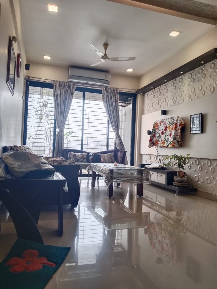 Living Room, progressive-group-crown 2.5 Bedroom 1250 Sq.Ft. Apartment In Kopar Khairane Navi Mumbai 9221883