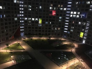 Kitchen in 1 BHK Apartment at Amanora Park Town, Hadapsar – for Sale