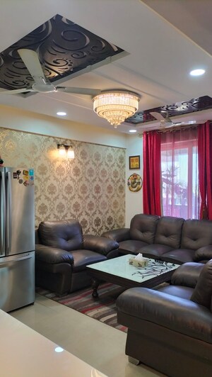 Living Room in 2 BHK Apartment at Ramprastha City The View, Sector 37d – for Rent