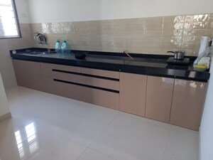 Kitchen in 3 BHK Apartment at Kundan Presidia, Nibm Road – for Rent