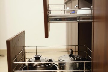 Staircase in 1 BHK Apartment at MVL IPark, Sector 15 – for Rent