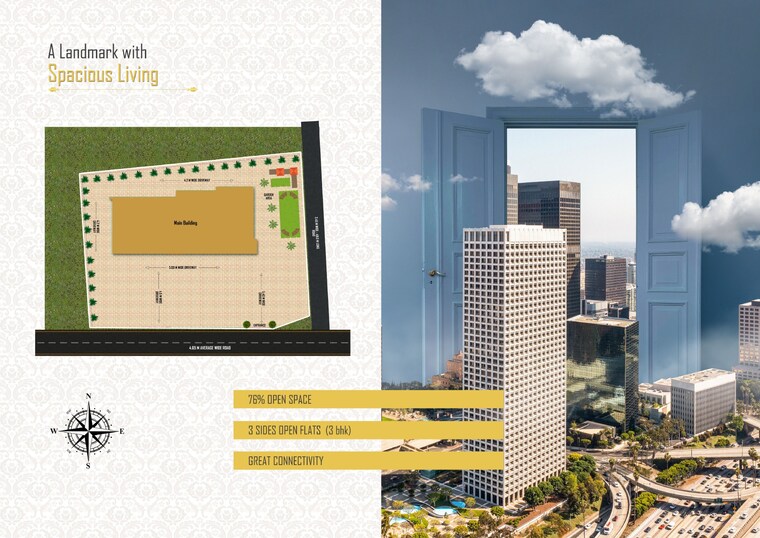 Exterior View, six mile 3 Bedroom 1222 Sq.Ft. Apartment In Six Mile Guwahati 9222085