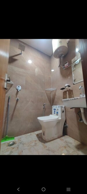 Bathroom in 1 BHK Builder Floor at Saket – for Rent