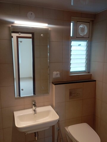 Bathroom in 2 BHK Apartment at Adarsh Greens, Kogilu – for Rent