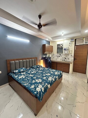 Master Bedroom in 1 BHK Builder Floor at Saket – for Rent