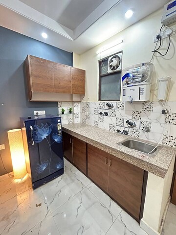Kitchen in 1 BHK Builder Floor at Saket – for Rent