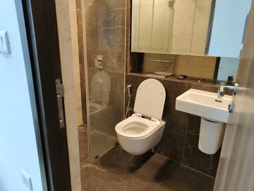 Bathroom in 3 BHK Apartment at Lodha World View, Worli – for Rent