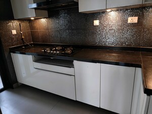 Kitchen in 3 BHK Apartment at Lodha World View, Worli – for Rent