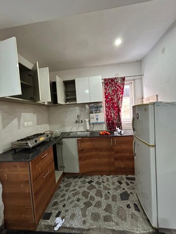 Kitchen in 1 RK Apartment at Palam Vihar Residents Association, Palam Vihar – for Rent