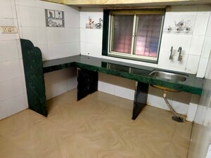 Kitchen in 1 RK Apartment at Dhankawadi – for Rent