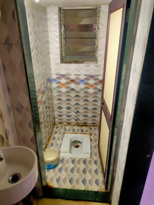 Bathroom in 1 RK Apartment at Dhankawadi – for Rent