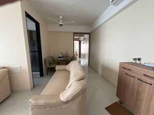 Living Room in 3 BHK Apartment at Lodha World View, Worli – for Rent