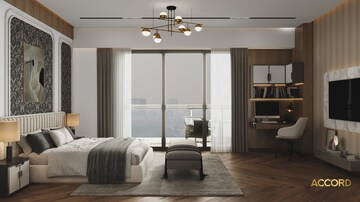 Living Room in 4 BHK Apartment at Geetanjali Asha Deep, Gt Road – for Sale