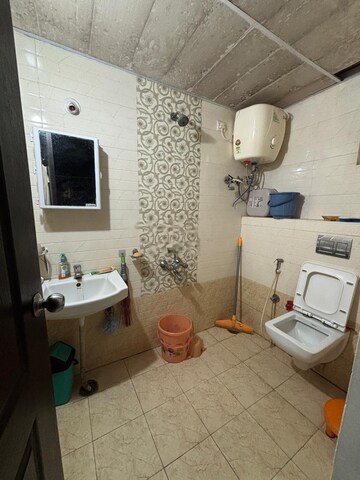 Bathroom in 3 BHK Apartment at Shilpitha Splendour, Mahadevpura – for Rent