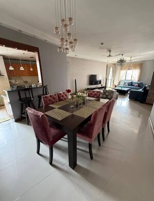 Living Room in 3 BHK Apartment at Conscient Heritage Max, Sector 102 – for Rent