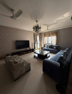 Living Room in 3 BHK Apartment at Conscient Heritage Max, Sector 102 – for Rent