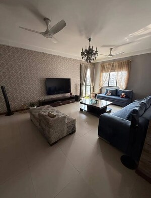 Living Room in 3 BHK Apartment at Conscient Heritage Max, Sector 102 – for Rent