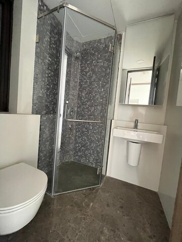 Bathroom in 3 BHK Apartment at Lodha The Park Tower 6, Worli – for Rent