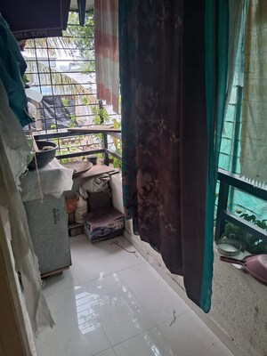 Balcony in 1 BHK Apartment at Mangalmurti Apartments, Vishal Nagar – for Sale