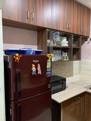 Kitchen in 2.5 BHK Builder Floor at Smart World Gems, Sector 89 – for Rent