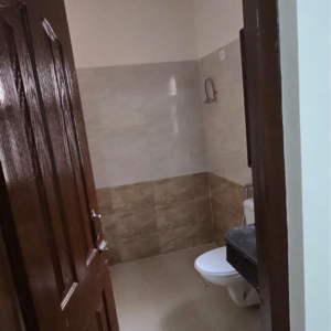 Attached Bathroom in 2 BHK Builder Floor at Wave Floors, Adhyatmik Nagar – for Rent