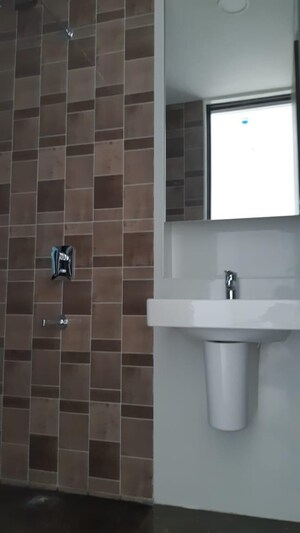 Bathroom in 3 BHK Apartment at Lodha The Park Side, Worli – for Rent