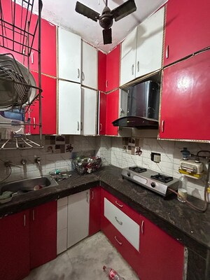Kitchen in 2 BHK Builder Floor at Uttam Nagar – for Rent