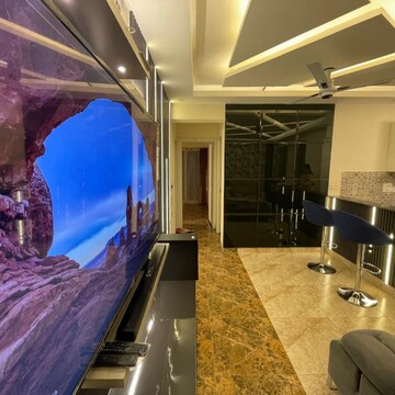 Living Room in 3 BHK Apartment at Rise Organic Homes, Mahurali – for Rent