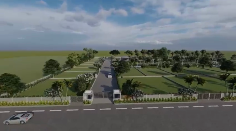 Exterior View, science city  930 Sq.Yd. Plot In Science City Ahmedabad 9223097