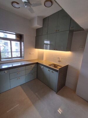 Kitchen in 3 BHK Apartment at Jalvayu Vihar Powai, Powai – for Rent